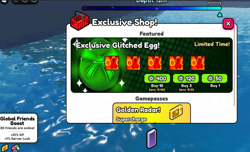 A shop / marketplace system that handles developer products and gamepass purchases efficiently and securely; a boosts system that can change luck, damage multiplier etc. in real time; Credit to BIG Games for placeholder pet images